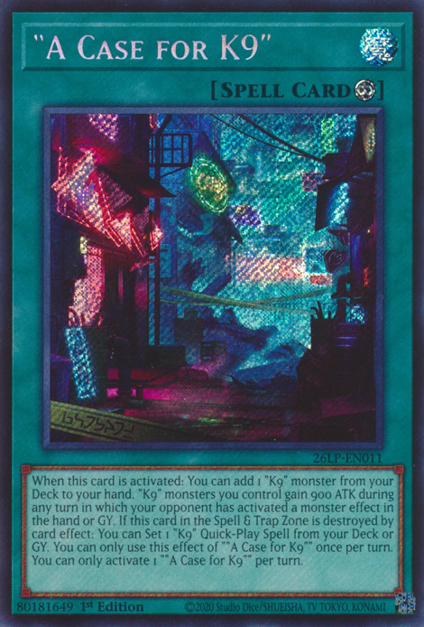 A Case for K9 (26LP-EN011)