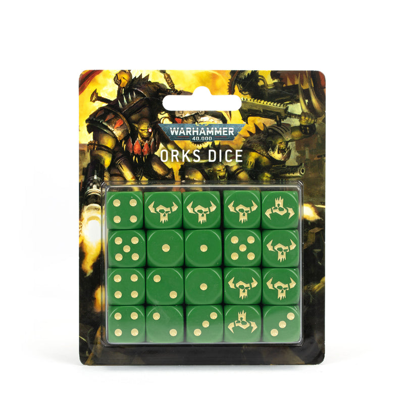 Citadel Hobby: Dice Set - 40K: Orks (9th) (OOP)