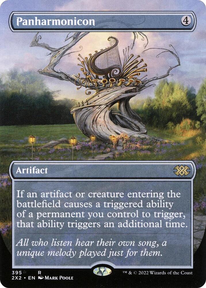 Panharmonicon [#395 Alternate-Art Borderless] (2X2-R-FOIL) Light Play