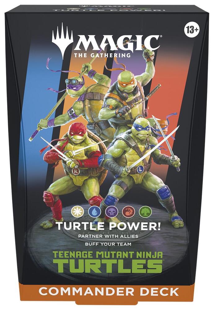 MTG: Universes Beyond: Teenage Mutant Ninja Turtles - Commander Deck: Turtle Power! (USED)
