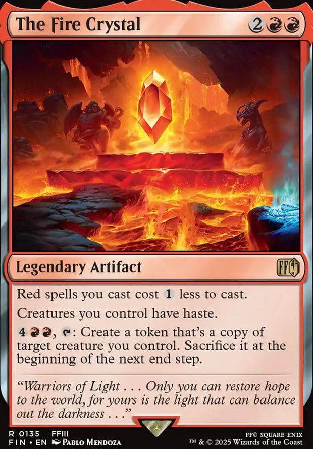 The Fire Crystal [ #0135 ] (FIN-R)