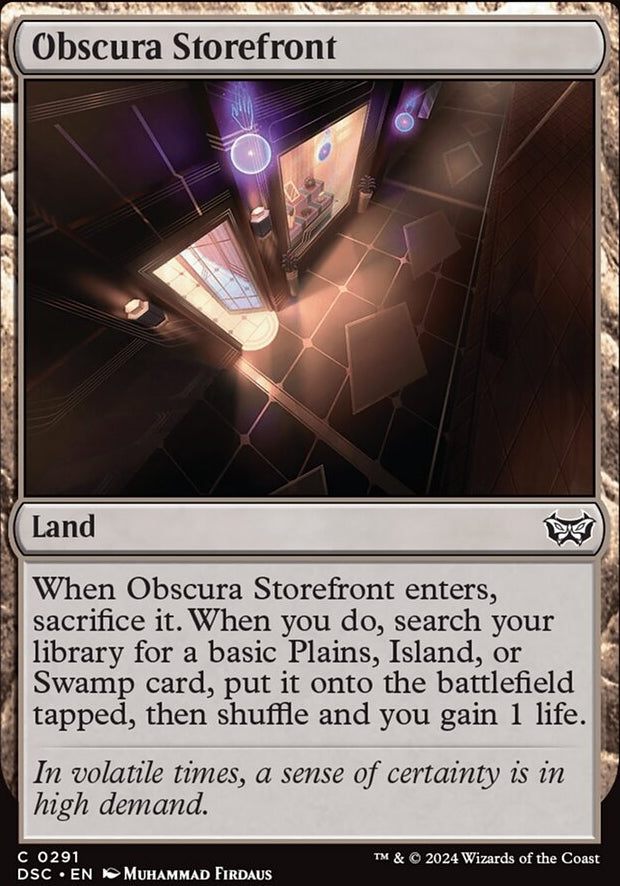 Obscura Storefront [#0291] (DSC-C)