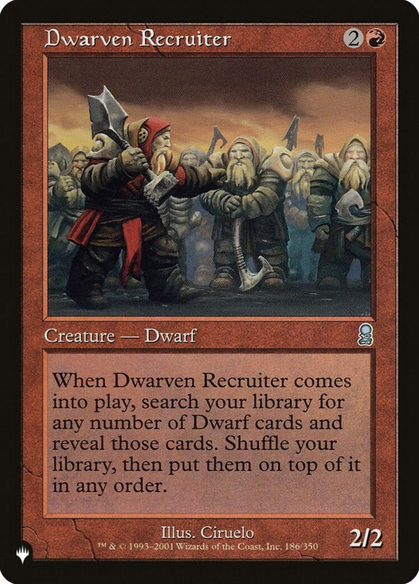 Dwarven Recruiter (ODY-U-LIST)