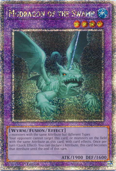 Mudragon of the Swamp (RA01-EN028) Quarter Century Secret Rare - Near Mint 1st Edition