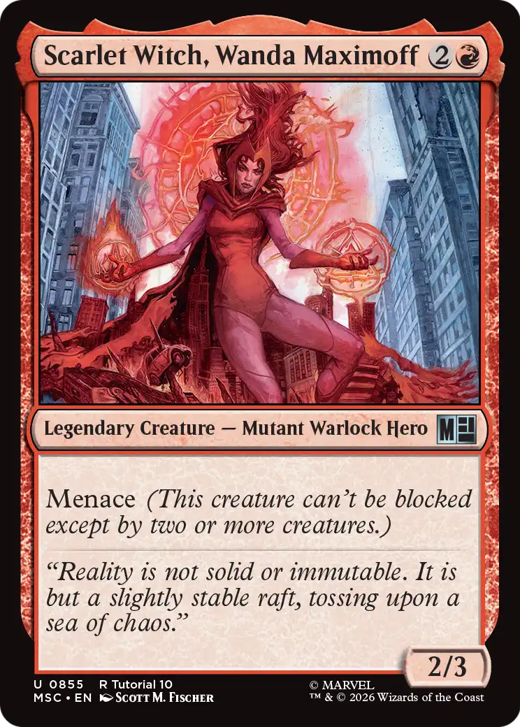Scarlet Witch, Wanda Maximoff [ #0553 ] (MSC-U)