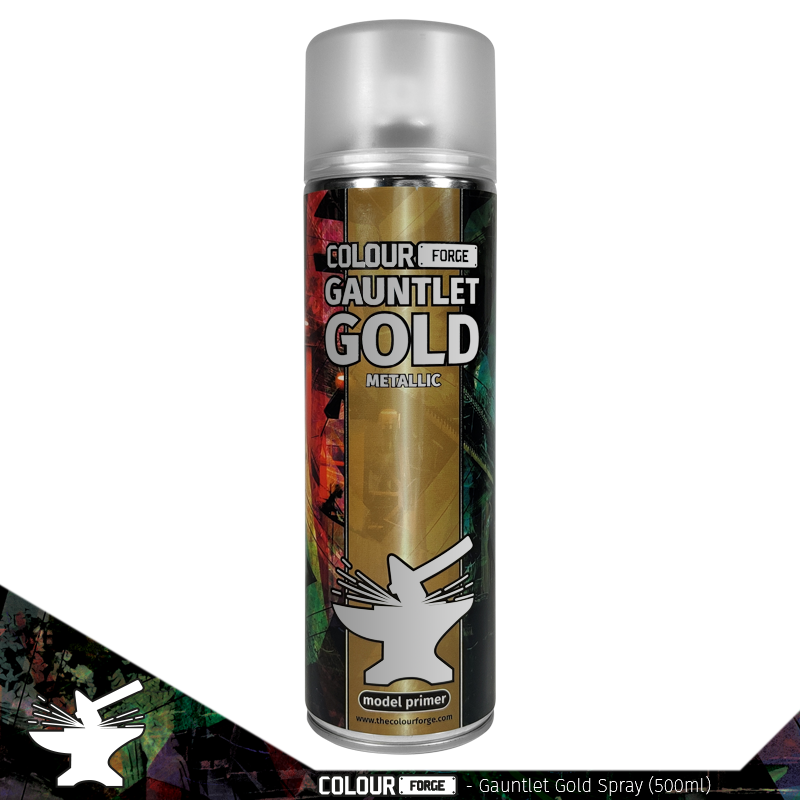 Colour Forge: Spray - Gauntlet Gold (500mL)