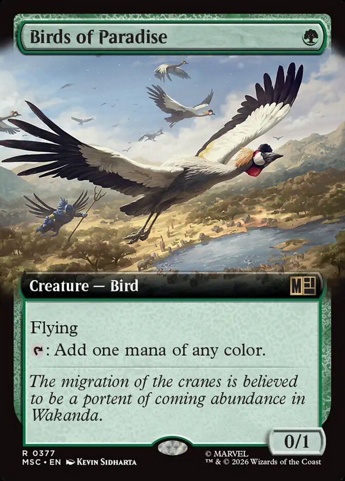 Birds of Paradise [ #0377 Extended Art ] (MSC-R)
