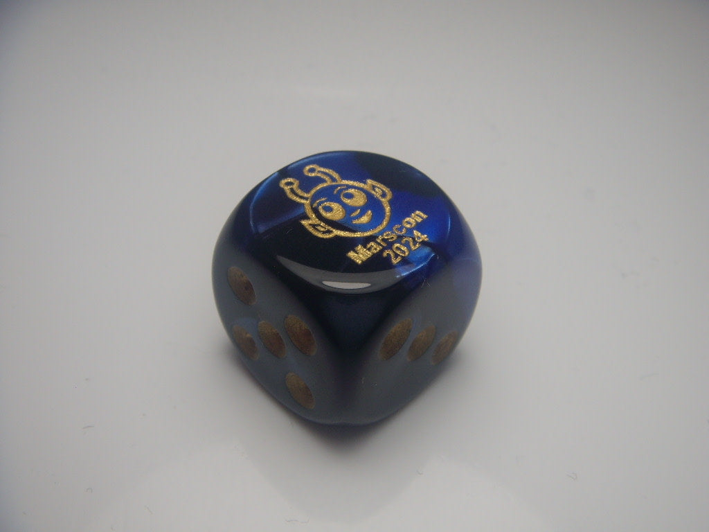 Marscon 2024 Swag: Gemini 16mm D6 Black-Blue/Gold (12)
