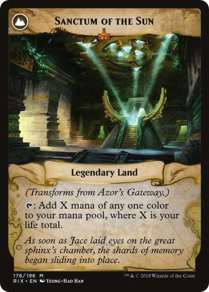 Azor's Gateway // Sanctum of the Sun (RIX-M-LIST)