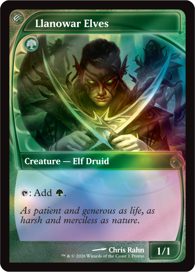 Llanowar Elves [ #0001 ] (PRM-P)