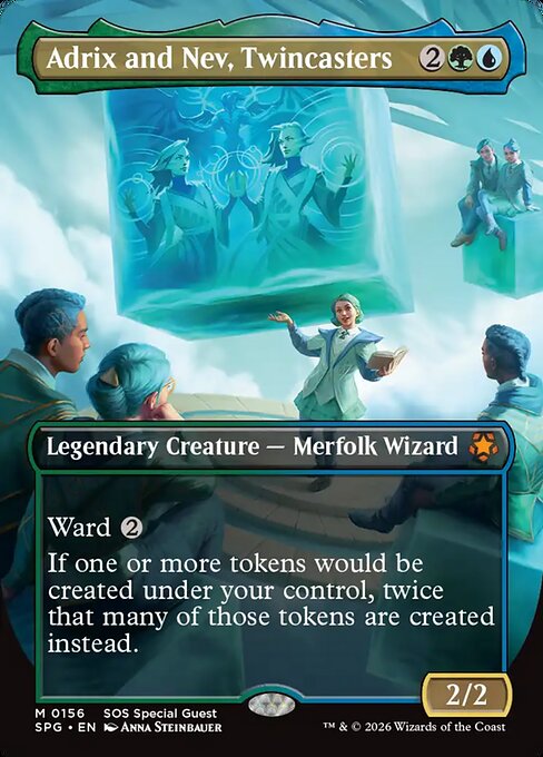 Adrix and Nev, Twincasters [ #0156 Borderless ] (SPG-M)
