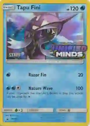 Tapu Fini (Prerelease) [Staff] - SM203 (SM:PR) Promo - Near Mint Holofoil