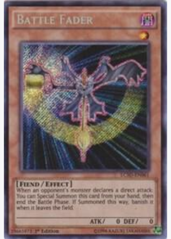 Battle Fader (LC5D-EN061) Secret Rare - Near Mint 1st Edition