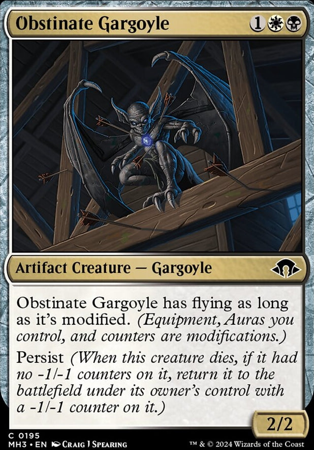 Obstinate Gargoyle [#0195] (MH3-C)