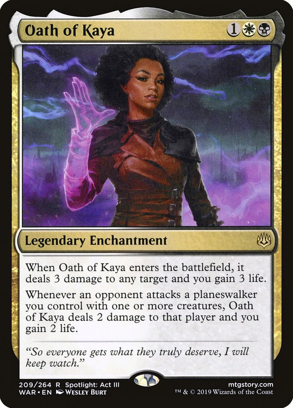 Oath of Kaya (WAR-R-FOIL)