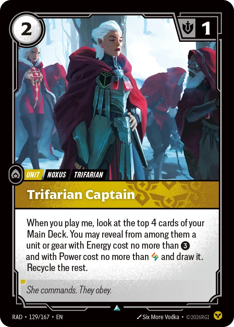 Trifarian Captain - 129/167 (RAD) Uncommon