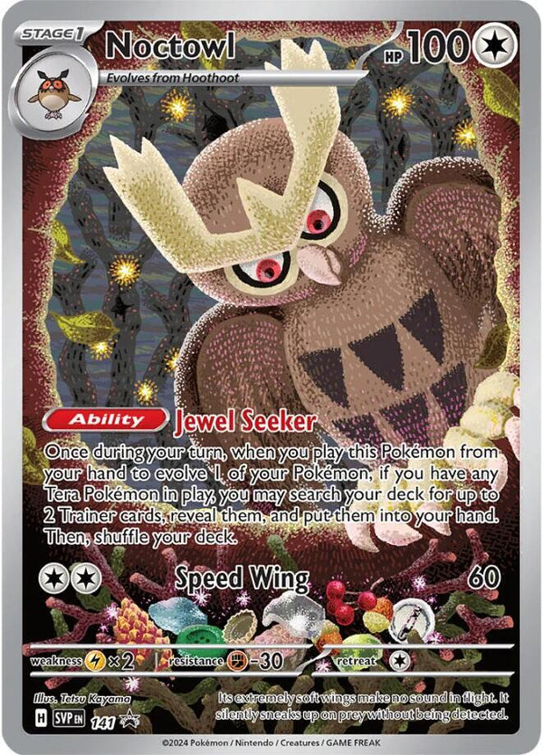 Noctowl - 141 (SCR) Promo - Near Mint Holo