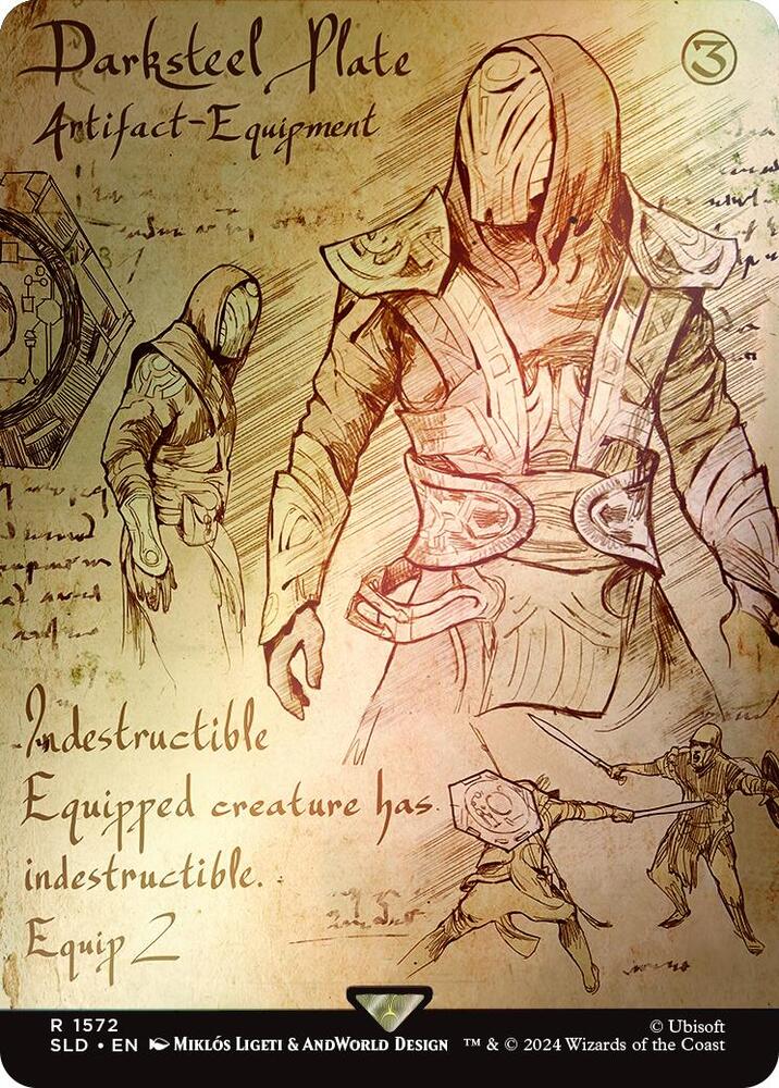 Darksteel Plate [#1572] (SLD-R-RAINBOW FOIL)