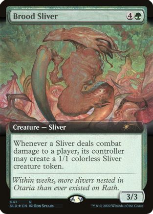 Brood Sliver [#647] (SLD-R-FOIL)