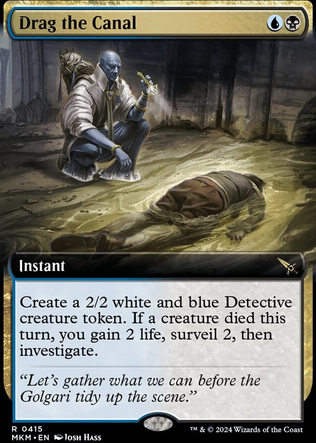 Drag the Canal [#0415 Extended Art] (MKM-R-FOIL)