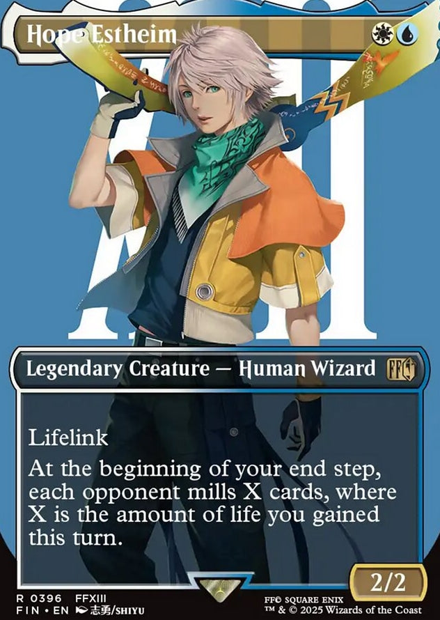 Hope Estheim [ #0396 Borderless Alternate Art ] (FIN-R)