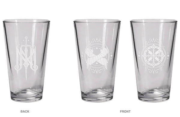 CRITICAL ROLE MIGHTY NEIN PINT GLASS SET BEAU & YASHA