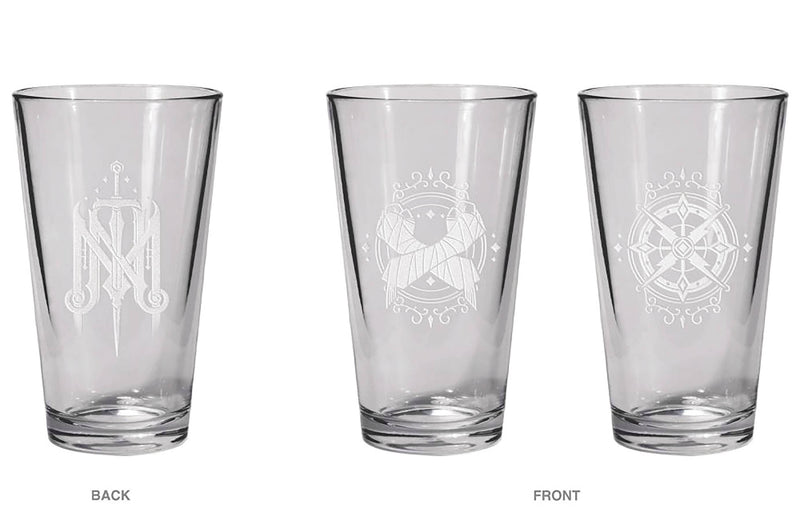 CRITICAL ROLE MIGHTY NEIN PINT GLASS SET BEAU & YASHA