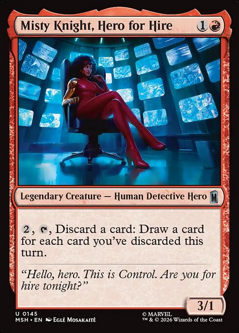 Misty Knight, Hero for Hire [ #0145 ] (MSH-U)