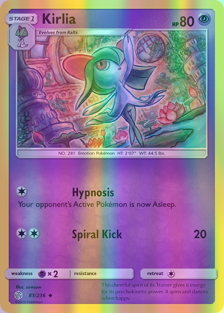 Kirlia - 081/236 (CEC) Uncommon - Near Mint Reverse Holofoil