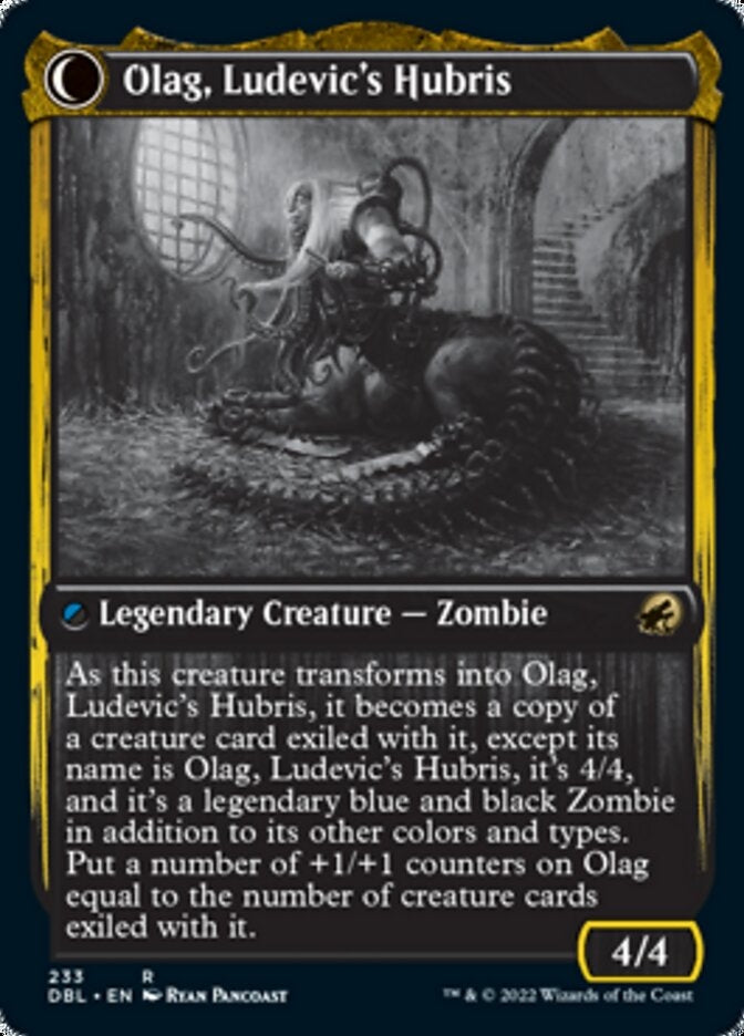 Ludevic, Necrogenius // Olag, Ludevic's Hubris [#233] (DBL-R)