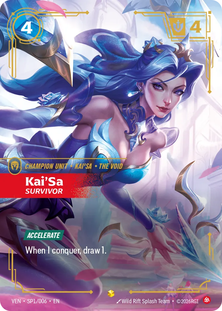Kai'Sa, Survivor - SP1/006 (VEN) Epic