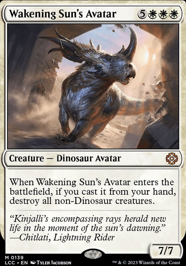 Wakening Sun's Avatar [#0139 Reprint] (LCC-M)