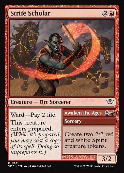 Strife Scholar // Awaken the Ages [ #0131 ] (SOS-C)