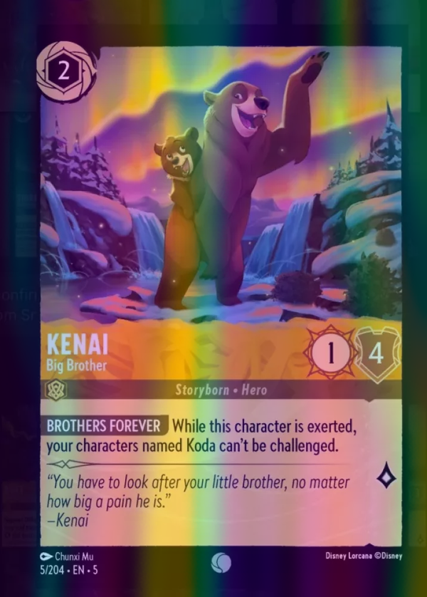 Kenai - Big Brother (Shimmering Skies 005/204) Common - Near Mint Cold Foil