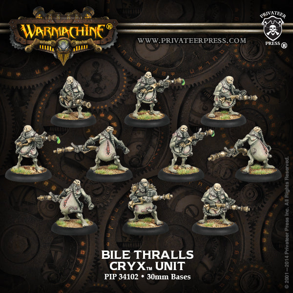 Warmachine: Cryx - Bile Thralls, Unit (10 Metal)