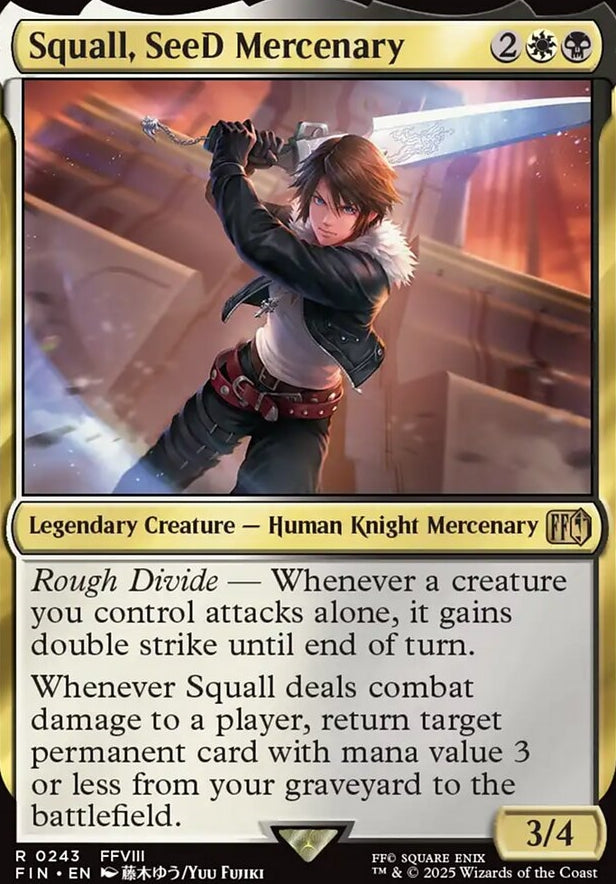 Squall, SeeD Mercenary [ #0243 ] (FIN-R)