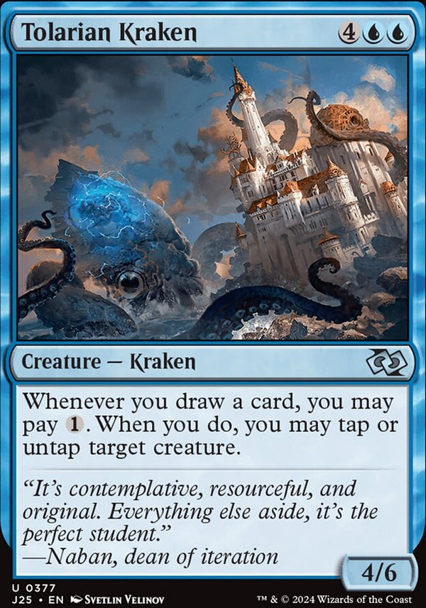 Tolarian Kraken [#0377] (J25-U)