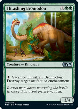 Thrashing Brontodon (M21-U)