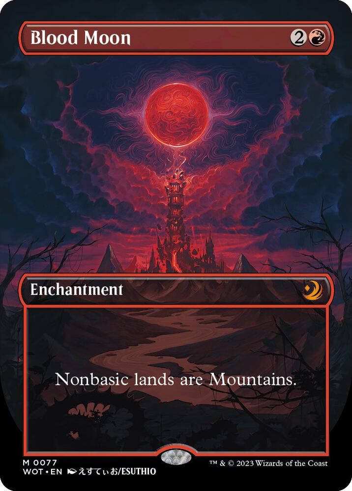 Blood Moon [#0077 Anime Borderless] (WOT-M-FOIL)