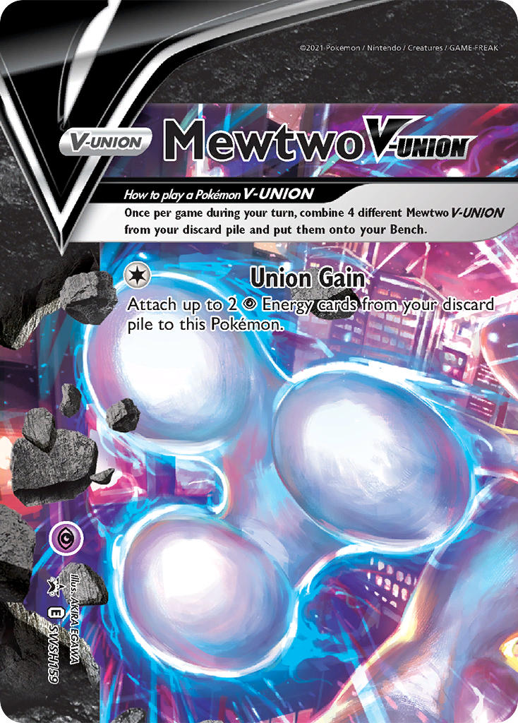 Mewtwo V-UNION - SWSH159 (SWSH:PR) Promo - Near Mint Holofoil