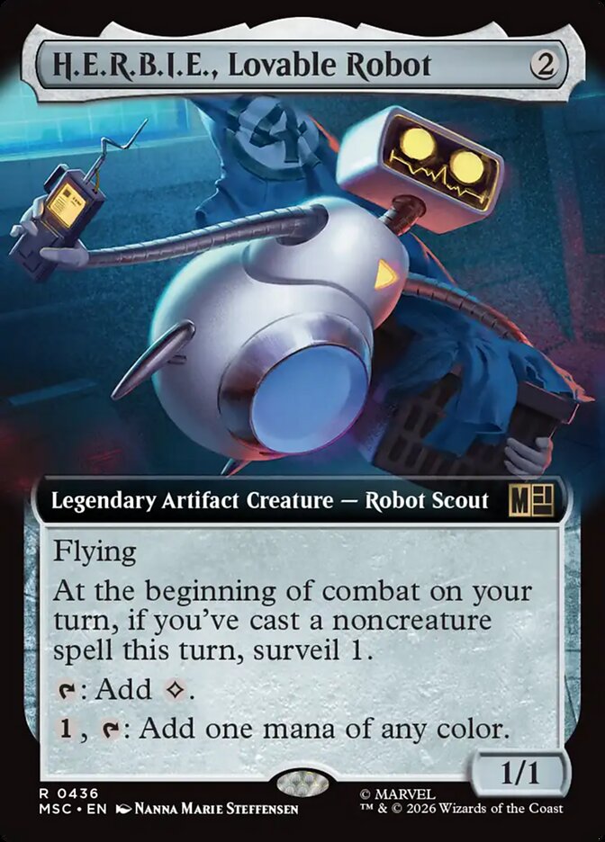 H.E.R.B.I.E., Lovable Robot [ #0436 Extended Art ] (MSC-R)
