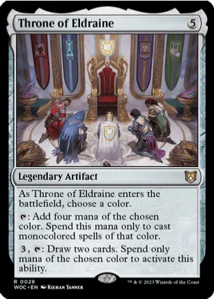 Throne of Eldraine [#0028 New Commander Cards] (WOC-R-FOIL)