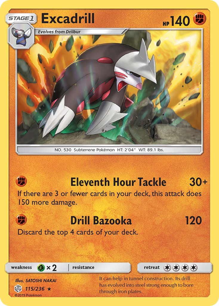 Excadrill - 115/236 (CEC) Holo Rare - Near Mint Holofoil