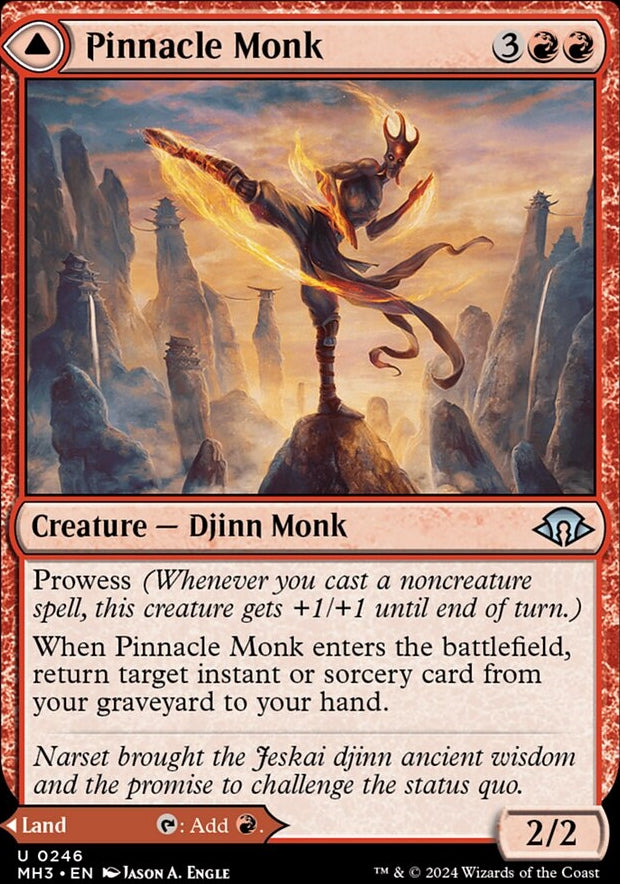 Pinnacle Monk // Mystic Peak [#0246] (MH3-U)