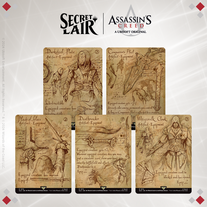 MTG: Secret Lair x Assassin's Creed: Da Vinci's Designs