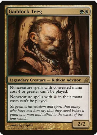 Gaddock Teeg (LRW-R-FOIL) Light Play