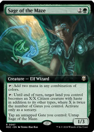 Sage of the Maze [#0067 Extended Art] (M3C-R)