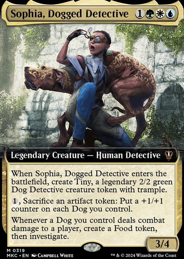 Sophia, Dogged Detective [#0319 Extended Art] (MKC-M-FOIL)