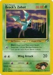 Brock's Zubat - 24/132 (G1) Rare Moderate Play