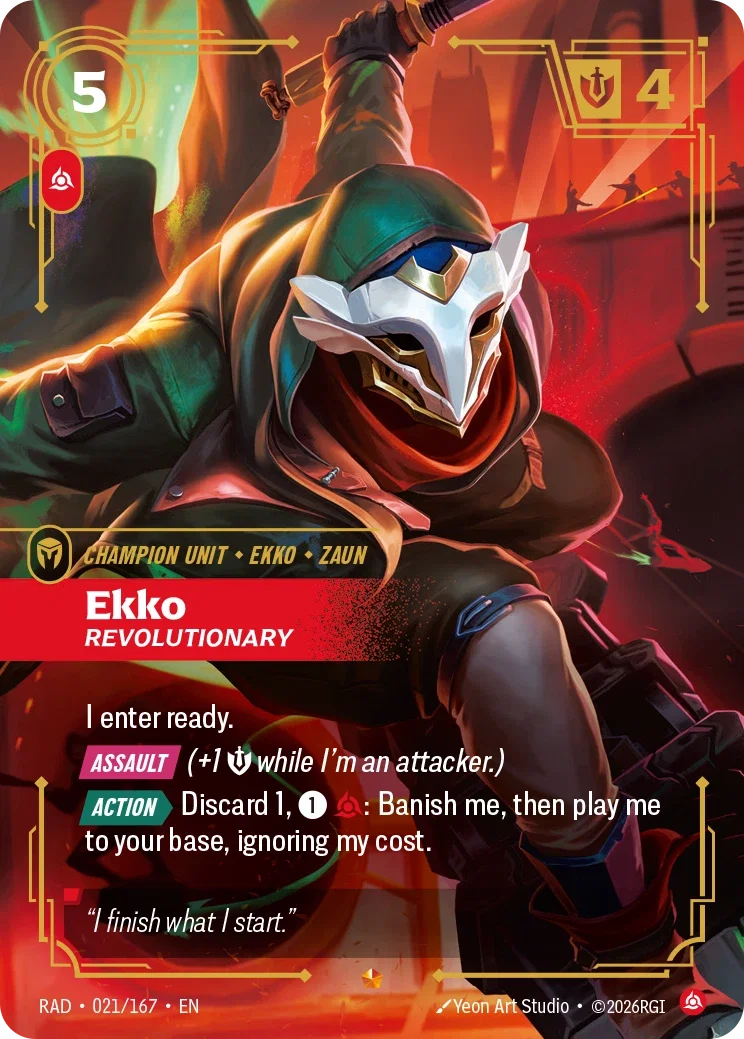Ekko, Revolutionary - 021/167 (RAD) Epic